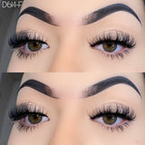 D614-F Fluffy Vegan Lashes 15mm D Styles