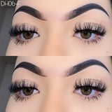 DH06-F Fluffy Vegan Lashes 15mm D Styles