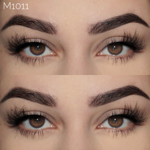 M1011  Mink Half Lashes 15mm M Styles