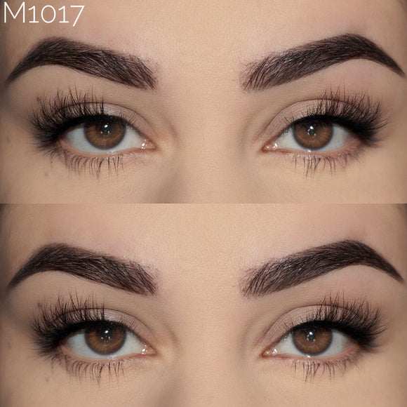 M1017  Mink Half Lashes 15mm M Styles