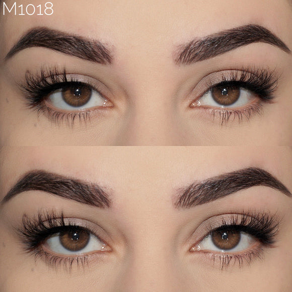 M1018  Mink Half Lashes 15mm M Styles