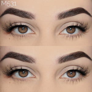 M531  Mink Half Lashes 15mm M Styles