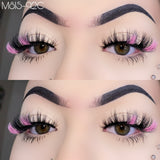 M815-92C  Color Mink Lashes 15mm