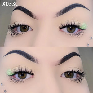 X033C Color Vegan Lashes 15mm