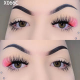 X066C Color Vegan Lashes 15mm