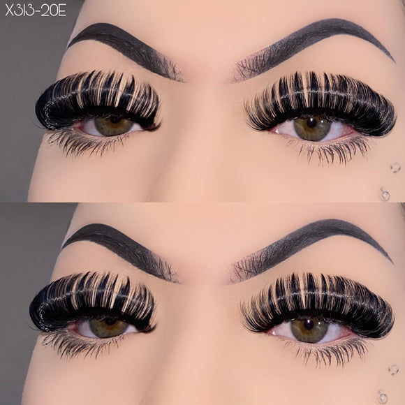 X313-20E 20mm Vegan Russian Lashes