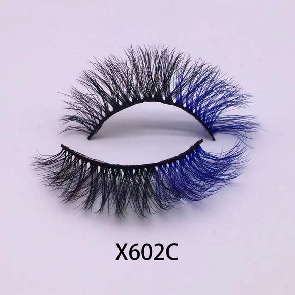 X602C Color Vegan Lashes 15mm