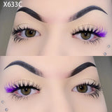 X633C Color Vegan Lashes 15mm