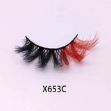 X653C Color Vegan Lashes 15mm