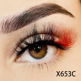 X653C Color Vegan Lashes 15mm