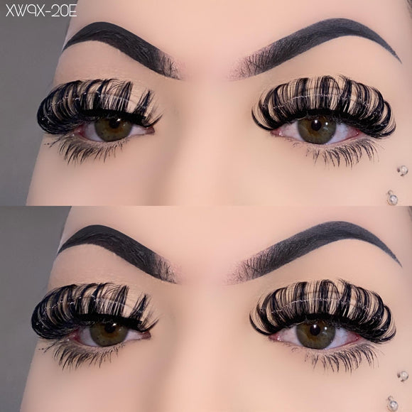 XW9X-20E 20mm Vegan Russian Lashes