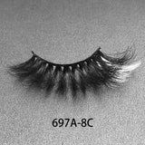 697A-8C Color Mink Lashes 25mm